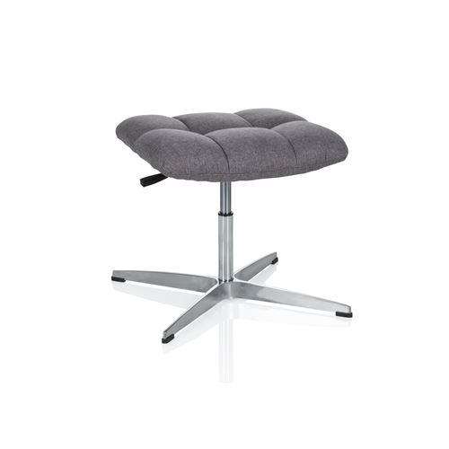 Tabouret / siège pivotant SARANTO tissu gris foncé hjh OFFICE