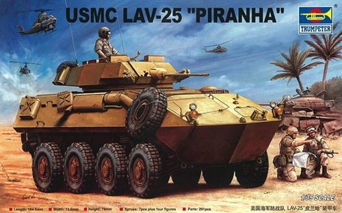 Usmc Lav-25 ''piranha 2'' - 1:35e - Trumpeter