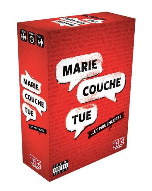 Jeu de Societe - Marie Couche Tue