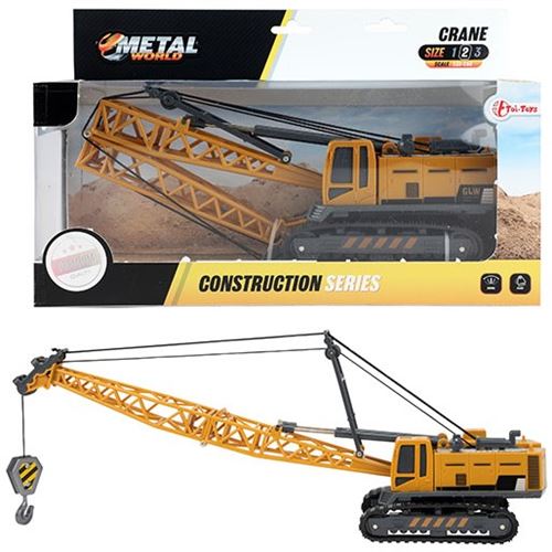 Camion-grue pour véhicule de construction en métal - Star Toys