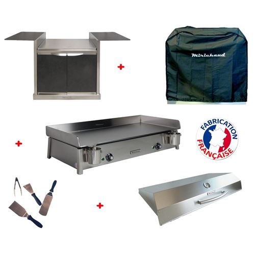 Pack plancha &eacute;lectrique anthea e870 + meuble complet - mirichaud