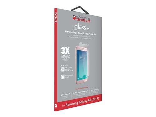 ZAGG InvisibleShield Glass+ - Schermbeschermer - kristalhelder - voor Samsung Galaxy A3 (2017)