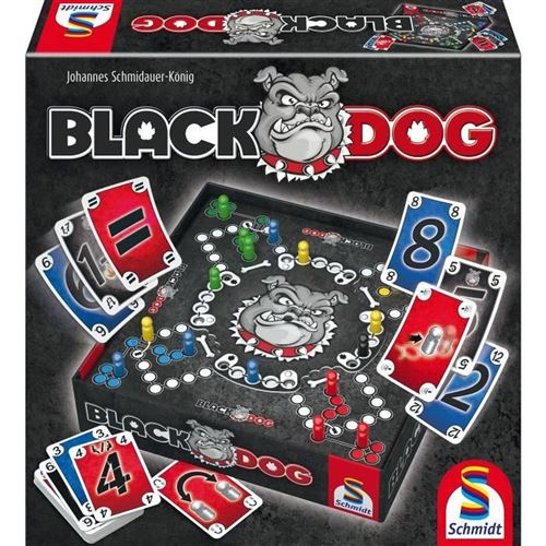 Schmidt Noir Et Multicolore Jeu De Plateau Spiele Black Dog® 2-4 Joueurs 30-45 Min 8+