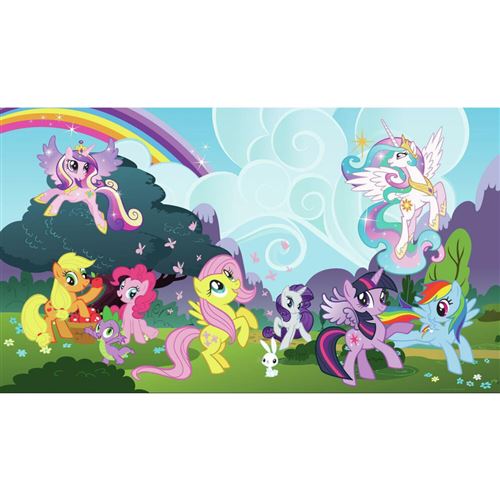 ROOMMATES Papier peint panoramique encollé My Little Pony - arc-en-ciel - 320 cm x182,88 cm