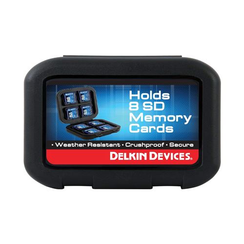 Delkin Ddacc-sd8 Rangement Pour 8 Cartes Format Sd Noir