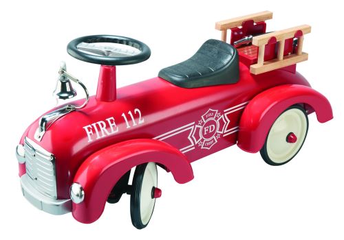 Cycling Porteur Kiddimoto Camion Pompier Trotteur Jouet Jeu Enfant Garcon Bebe Rouge Shkolnik Shop