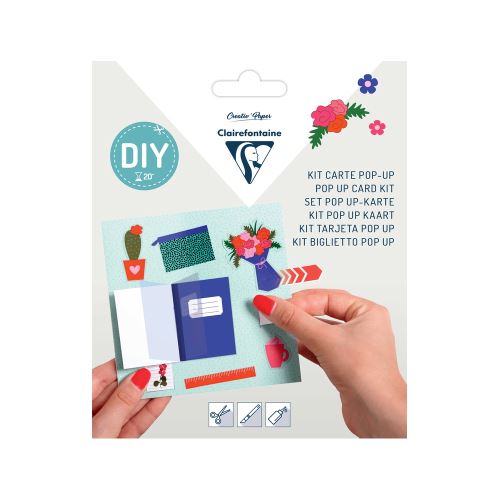 Loisirs Créatifs - Kit Carte de Voeux pliable DIY - Encouragements