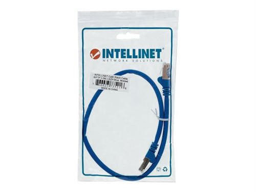 Ic intracom - Câble réseau patch Cat6 - S/FTP - 0.5m - Bleu - Image 2