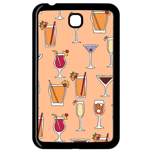 Coque Samsung Galaxy Tab 3 P3200 Cocktails Font Orange