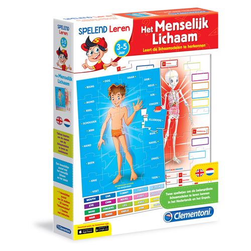 Clementoni - Spelend leren - Het menselijk lichaam