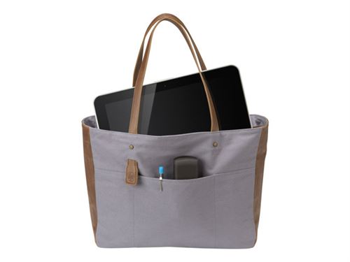HP 14.0 DAMES SLIM TOTE V1M58AA # sac à bandoulière portable ABB pour les dames de 35,6 cm (14 pouces) Gris/marron