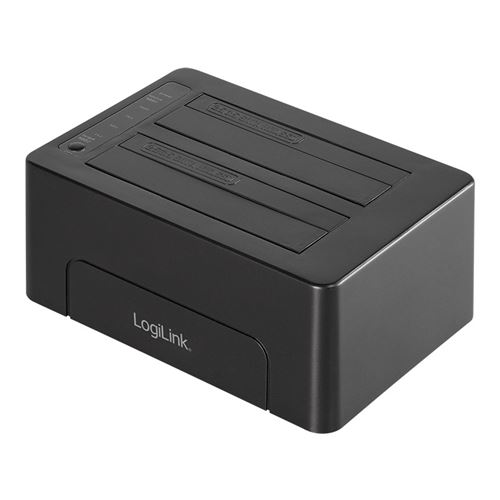 LogiLink Docking Station USB 3.1 disque dur, 2x 2,5'/3,5'