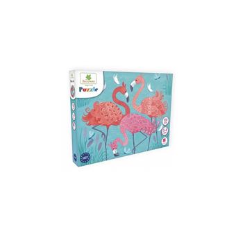 Puzzle flamants roses 100 pieces