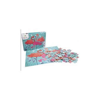 Puzzle flamants roses 100 pieces