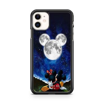 Coque Fifrelin Rigide Noire pour iPhone 11 Mickey Minnie Disney Love Amour  Mignon Cute IPHONE 11 - Coque et étui téléphone mobile - Achat & prix
