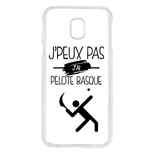 Coque j peux pas j ai pelote basque 1 compatible galaxy j3 2017 transparent