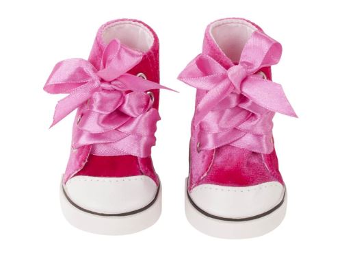 Gotz - Baskets pink velvet - accessoire poupée - 42-50 cm