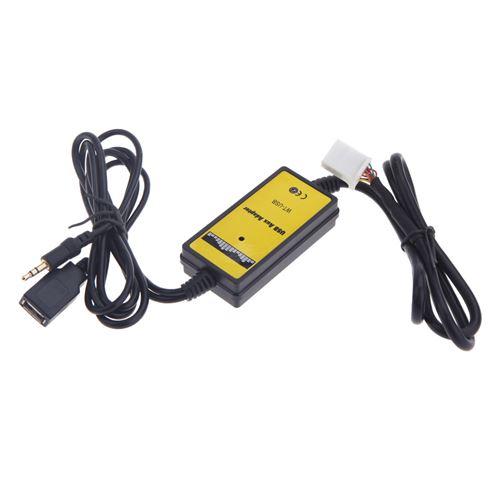 KKMOON Auto Voiture Car USB Aux-in Adaptateur Interface Radio Lecteur MP3 pour Toyota Camry / Corolla / Matrix 2 * 6 Pin