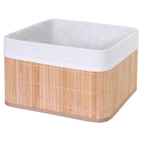 Boîte de rangement MENDLER HWC-C21, bambou nature