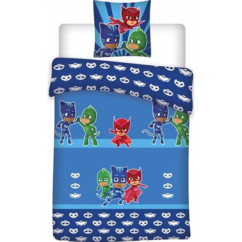 Pyjamasques Housse de Couette - Parure Pyjamasques + porte clé Pat Patrouille