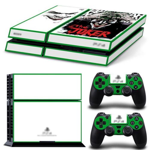 Autocollant Stickers Skin de Protection pour Console et Manette Sony Playstation PS4 - Batman #17