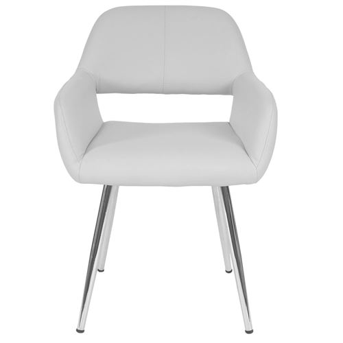 marron 6x chaise de salle à manger chaise fauteuil Littau cuir synthétique Helle JAMBES