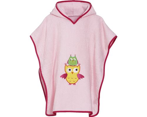 Playshoes badponcho hibou rose junior
