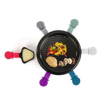 appareil à raclette 6 personnes 800w - doc207