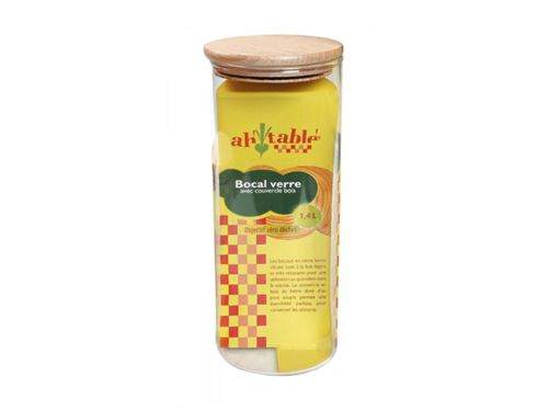 Ah Table - AH TABLE - Bocal verre couverc AH TABLE - Bocal verre couverc -