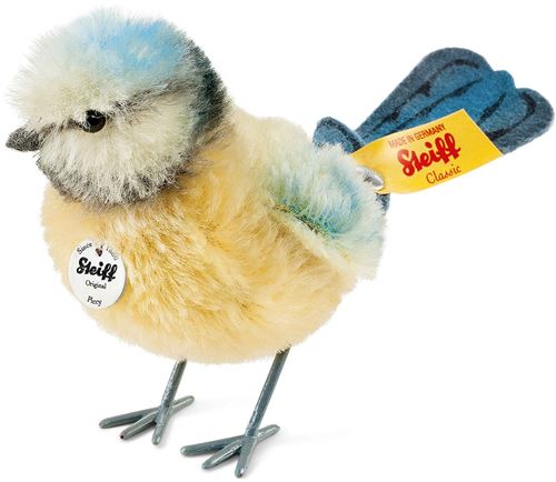 Steiff Piccy blue tit, yellow/blue/white - 10cm