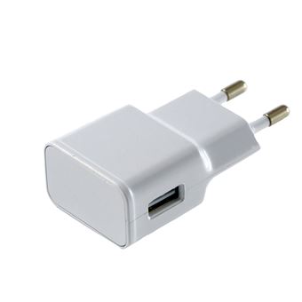 Chargeur Secteur Blanc pour Huawei P10 - Chargeur Universel Port Micro USB Data Chargeur Secteur Prise Murale Phonillico® - 1