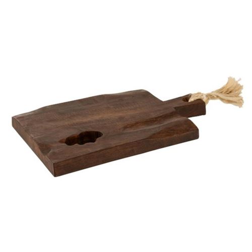 Paris Prix - Planche à Découper irrégulière 40cm Marron