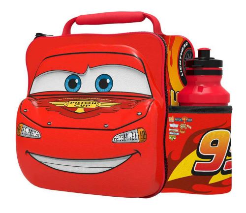 Sac à lunch 3D Cars avec bouteille