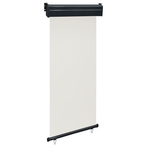 vidaXL Auvent latéral de balcon 80x250 cm Crème