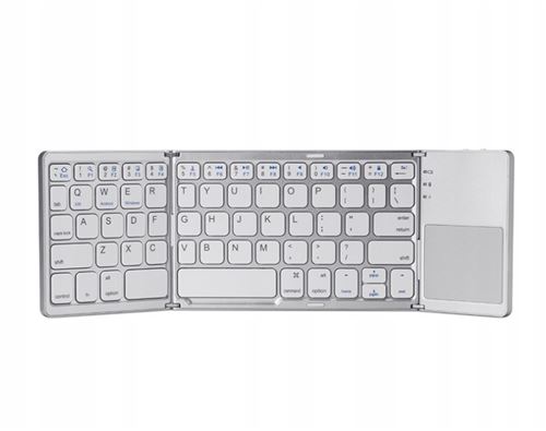Non Communiqué Argent Clavier De Téléphone À Trois Volets Pour Système Windows / Ios / Android