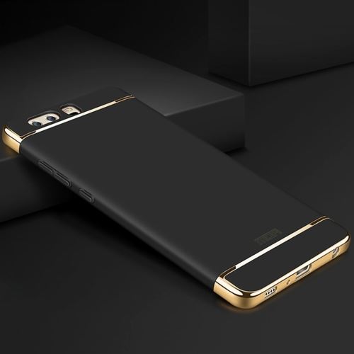 Huawei P10 Plus Noir Coque Protection Plastique Bouclier Arrière ALS47596