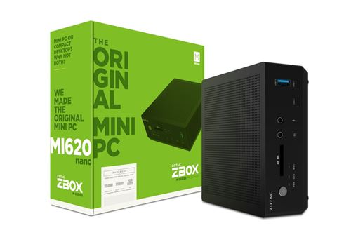 Zotac ZBOX MI620 nano i3-8130U 2.2 GHz SFF Black