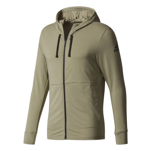 Veste de survêtement adidas Hooded Workout Beige