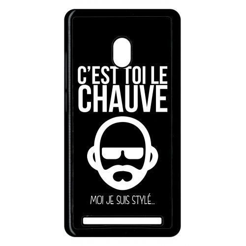 Coque asus zenfone 6 c est toi le chauve moi je suis styl 1