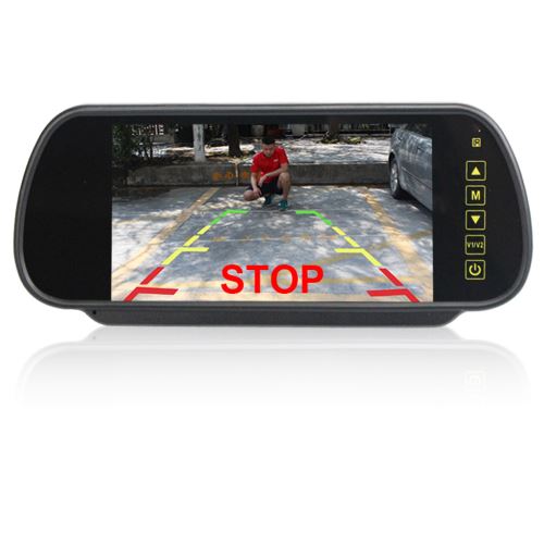 7in Moniteur LCD miroir + voiture sans fil inversée Vue arrière Caméra de recul Vision nocturne