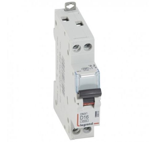 Legrand Disjoncteur Dnxᶾ 16A - 4500 - 6Ka - Courbe D - 230V~ - Vis/Vis - 1 Module - Image 1