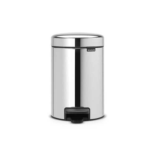 Poubelle à pédale 3l brilliant steel Brabantia 113147