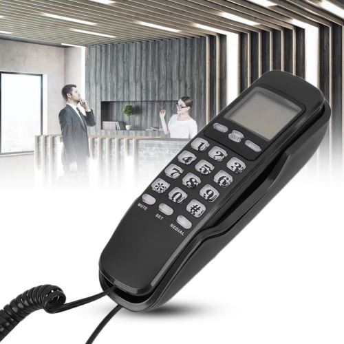 Téléphone Filaire Blanc KX-T888CID FSK et DTMF Système d'affichage Double pour Affichage de l'appelant Téléphone Fixe pour Bureau à Domicile avec écran LCD 