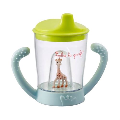 Tasse anti-fuite mascotte sophie la girafe - vulli 