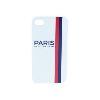 Coque PSG pour iPhone 4 & 4S, Fond Blanc
