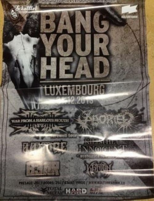 Bang Your Head - 60x80 cm - AFFICHE / POSTER