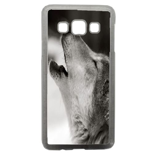 Coque Loup Hurlant Compatible Samsung Galaxy A3 Transparent