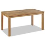 vidaXL Table basse Teck 90 x 50 x 45 cm