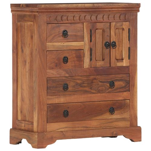 Chunhe Buffet 62 x 30 x 75 cm Bois d'acacia massif AB248004