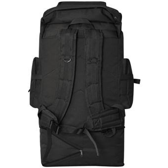 KXBUNQD Sac à dos imperméable Molle 70L/100L Sac à dos de randonnée Grand sac à dos pour voyage, noir, X-Large, Sport